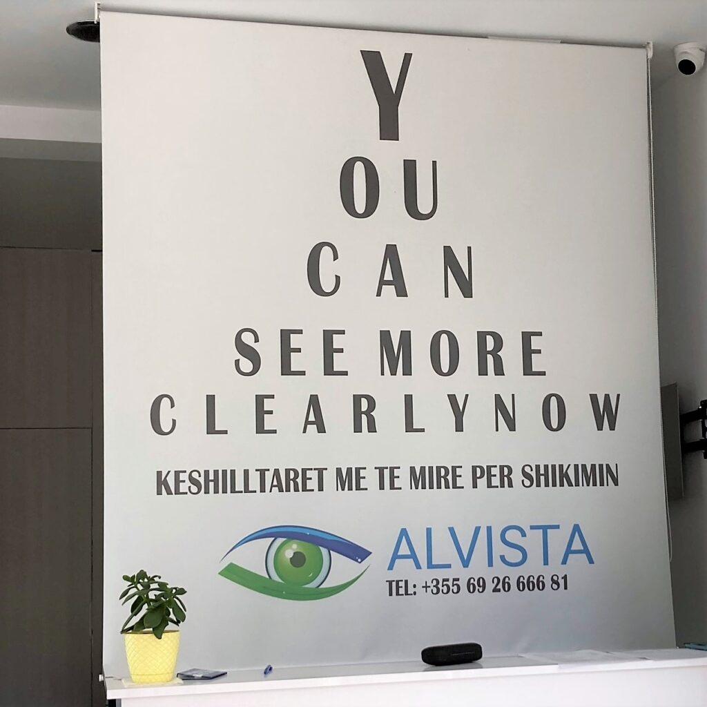 Alvista Eye Clinic Chart-Beautiful Vlora