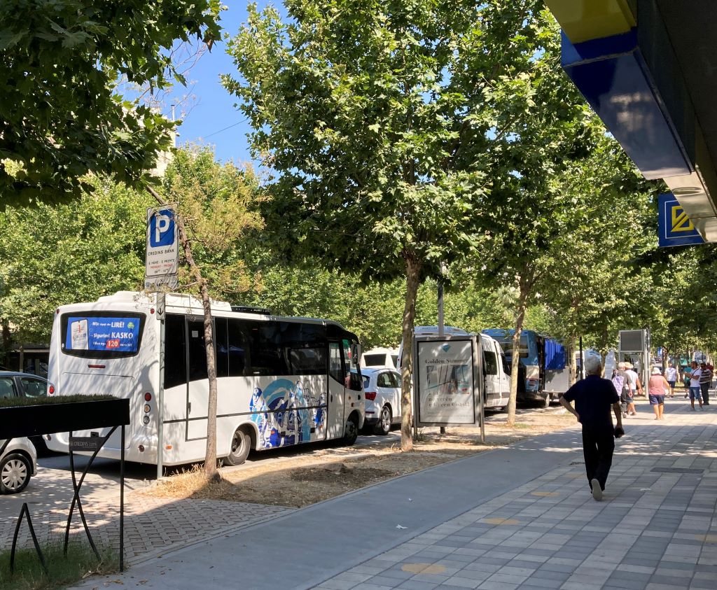 Credins Bank Bus Station-Beautiful Vlora