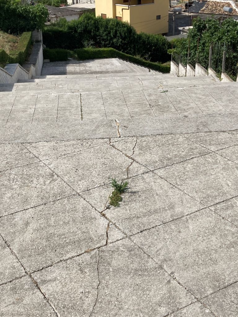 Cemetery steps-National Heroes Cemetery-Beautiful Vlora